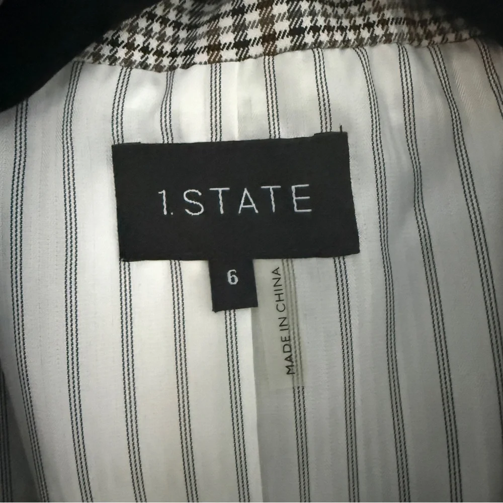 1. State Peak Lapel Blazer, NWT, Size 6 - Picture 6 of 8
